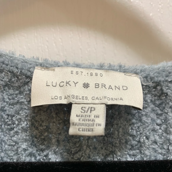 BOGO NWOT Soft & Cozy Lucky Blue Knit Sweater - Picture 4 of 7